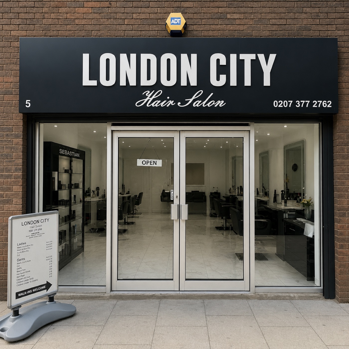 London City Hair Salon storefront, 5 New Goulston Street